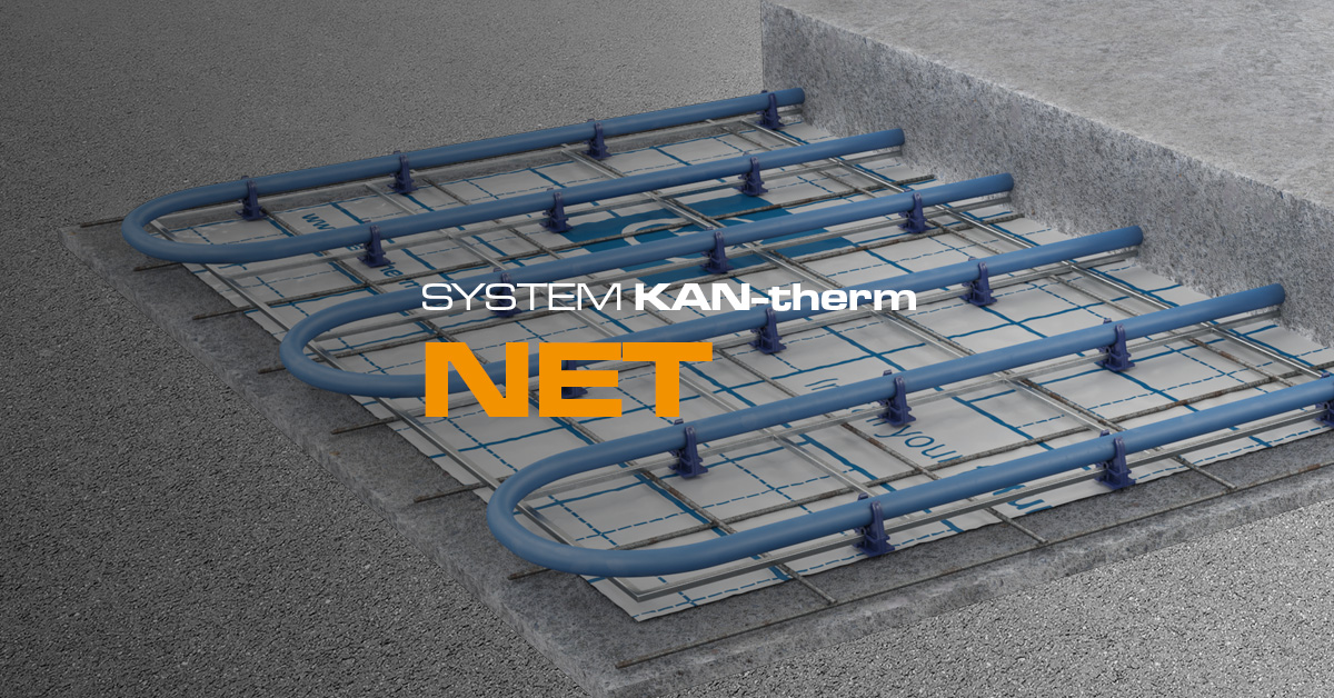 KAN-therm NET - Wszechstronny system ogrzewania płaszczyznowego z niezliczonymi zastosowaniami