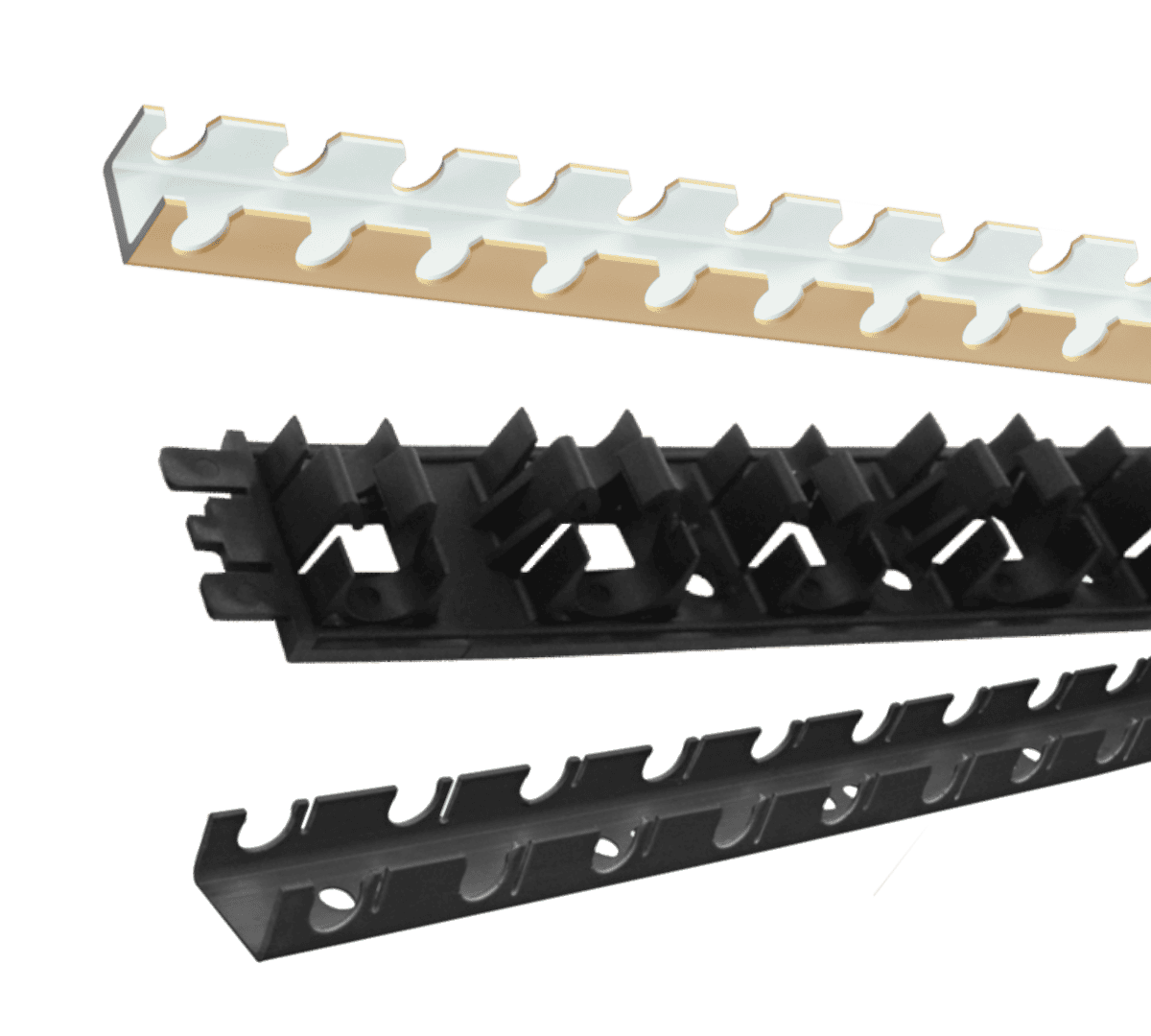 KAN-therm - System Rail - Profile do montowania rur w ogrzewaniu płaszczyznowym