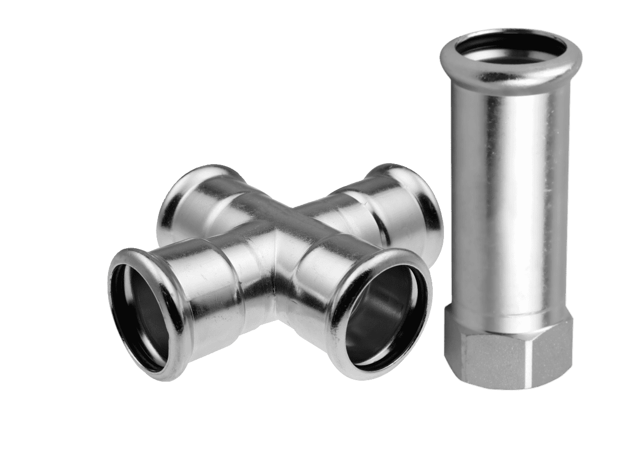 KAN-therm - System Sprinkler Steel - Czwórniki i złączki przesuwne