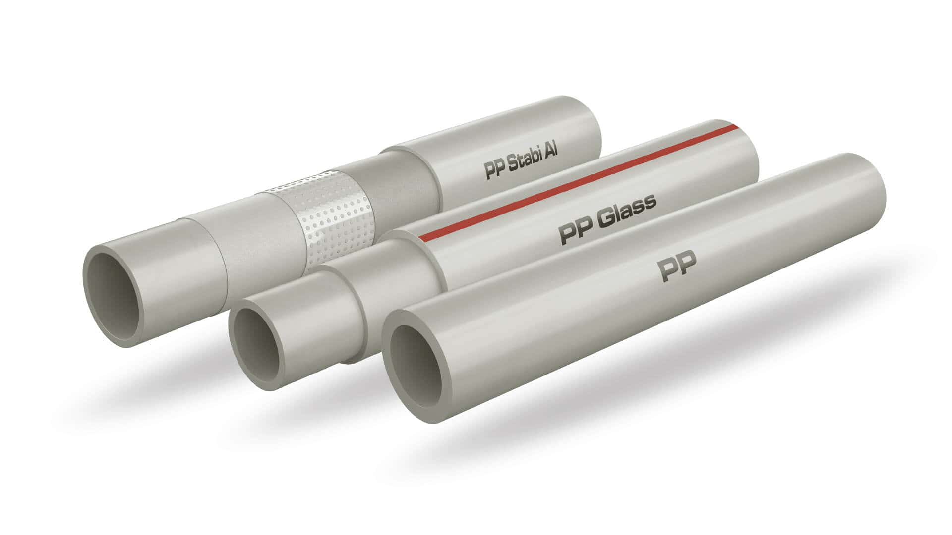 KAN-therm - System PP - Modele 3d rur PP, PP Glass i PP Stabi