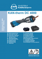 Instrukcja - Zaciskarka KAN-therm DC 4000