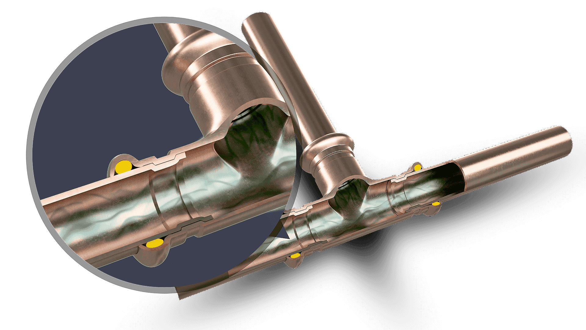 KAN-therm - System Copper Gas - Rysunek techniczny